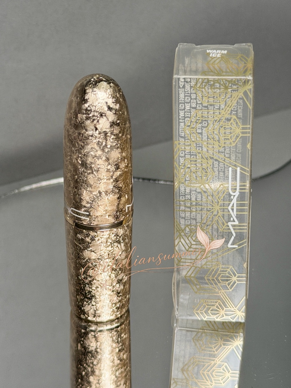 Mac Snow Ball Limited Edition Frost Lipstick Shimmer&Spice Rare Discontinued NIB - Picture 4 of 7